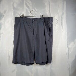 Grand Slam Lightweight Golf Shorts Casual Flat Front Black 4 Pockets Men Sz 38